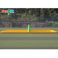 China Airtight Inflatable Volleyball Field Pool 0.9mm PVC Water Volleyball Court Blow Up Water Toys For Sport Water Games for sale