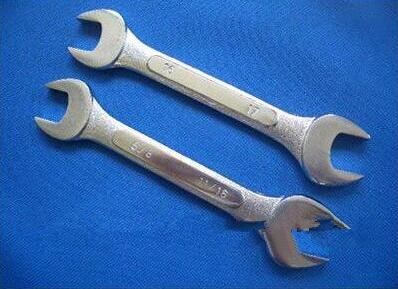 China KM Automotive Tools Double Open Spanner Wrench Set factory