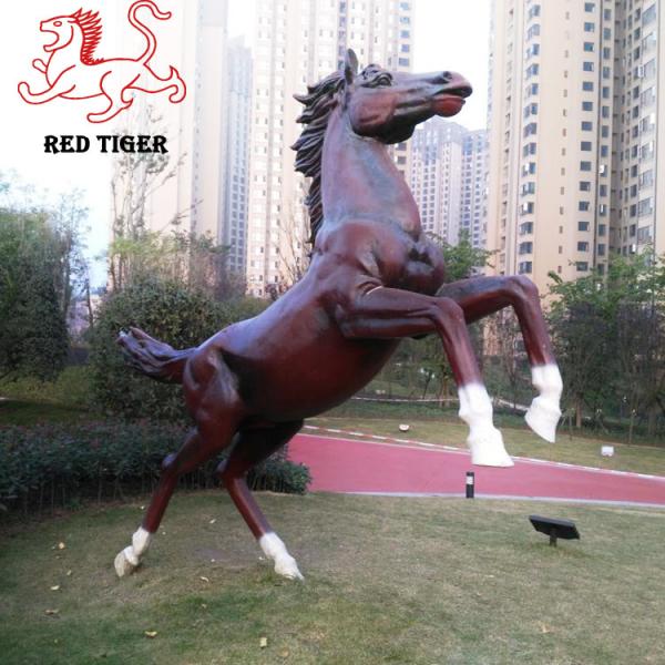 Quality Custom Animal Resin Statues Animatronic Life Size Horse Sculptures for sale