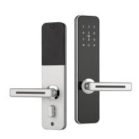 China Touchscreen Digital Combination Lock With Handle For Entry Door Front Door factory