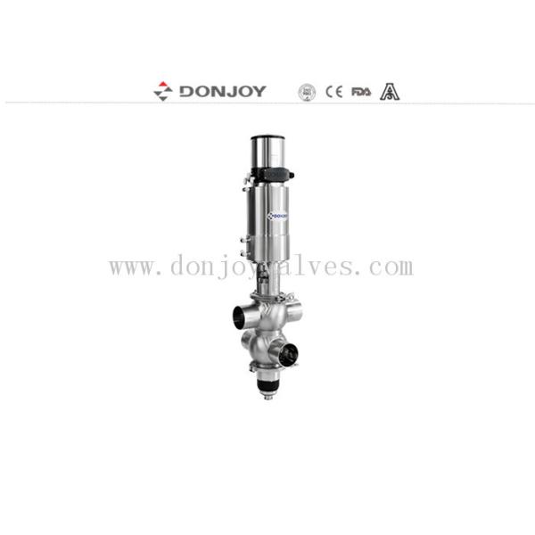 Quality DN40 Sanitary Mixproof Valve With Pneumatic Actuator for sale