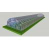 China Anti Wind Agriculture Plastic Film Greenhouse Single Span / Multi Span Tunnel factory