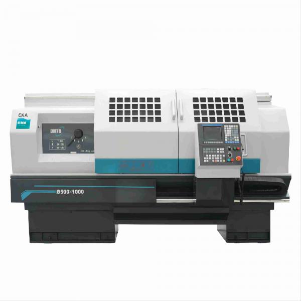 Quality Flat Bed Torno CNC Lathe Machines CKA6166 11KW With D8 spindle nose for sale