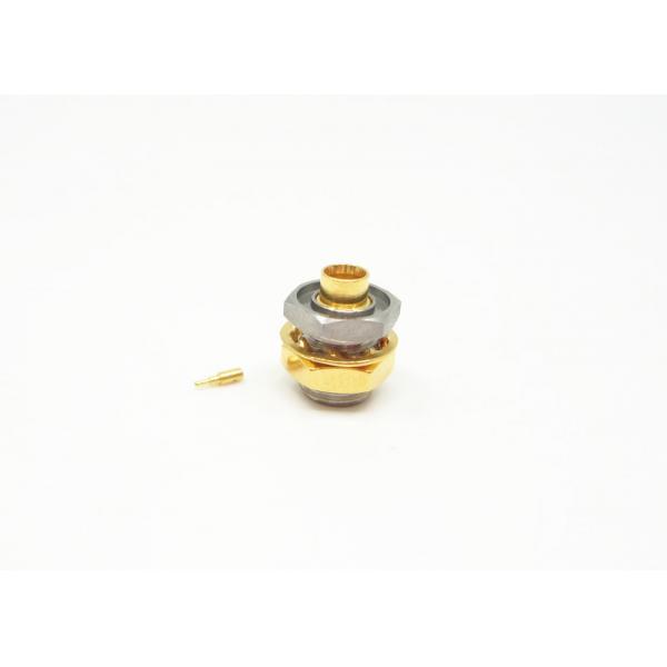 Quality DC - 40GHz Frequency SMP RF Connector 50Ω Impedance Gold Plated Male Type for sale