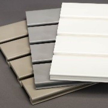 Quality Moisture Resistant PVC Garage Slatwall Panels For Garage Storage Organization for sale