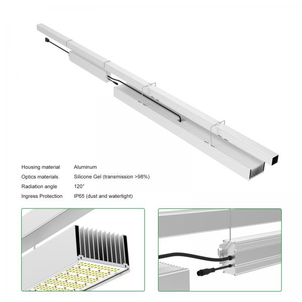Quality 720W Linear Greenhouse Led Grow Light High Efficacy greenpower led toplighting for sale