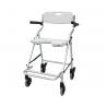 China Toilet Transfer Commode Adjustable Hospital Bath Chair For Elderly factory