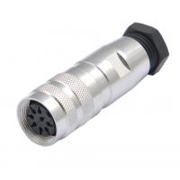 Quality Electric Cable 8 pin straight angle threaded coupling infrastructure Waterproof Cable Connector for sale