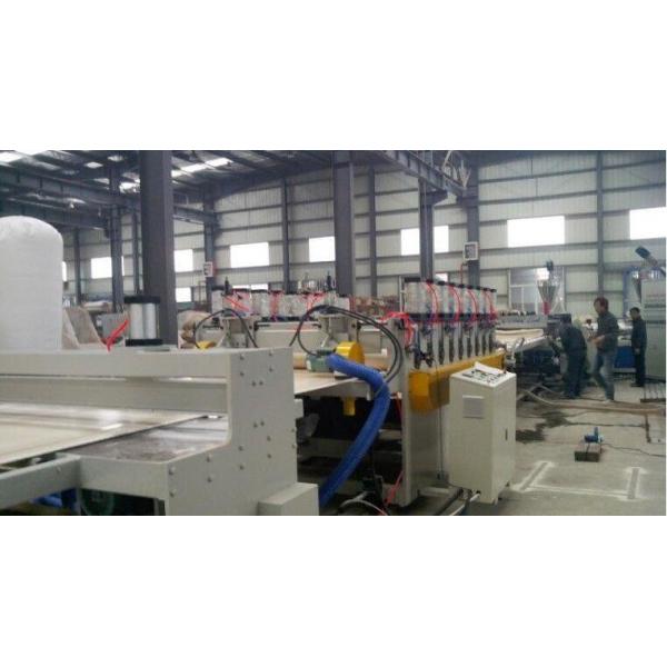Quality Multilayers WPC Plastic Board Extrusion Line Fully Automatic 350 - 400 Kg / H for sale