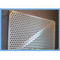 Quality Anti Skid 6061 Aluminum Perforated Metal Sheet Mesh / Low carbon Punch Steel for sale