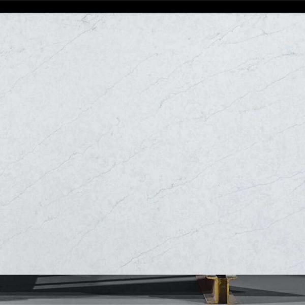 Quality Calacatta White Quartz Countertops Slab Quartz Stone Slab 3200*1600mm For Counter Tops for sale