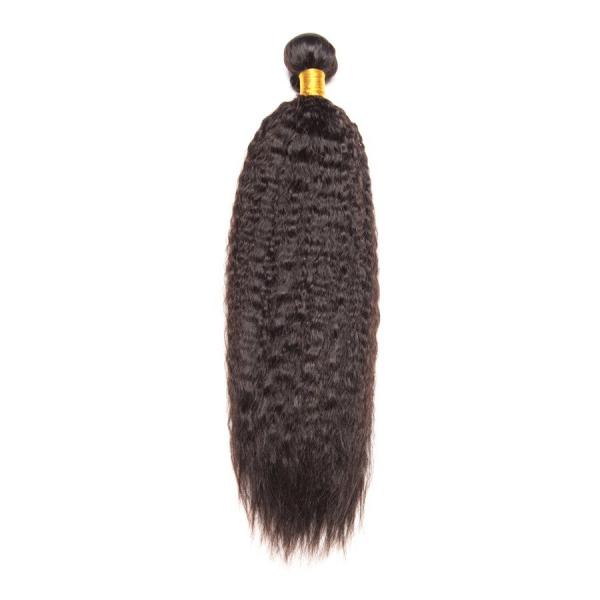 Quality Virgin Brazilian  Hair Weave Extension Kinky Straight 100gram Bundle No Shedding No Tangling for sale