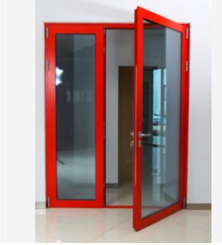 Quality Thermal Break Aluminum Swing Doors Outward Swinging French Double Tempered Glass for sale