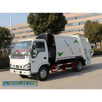 Quality ISUZU N Series Garbage Waste Collection Vehicle 130hp 7CBM Hydraulic Hoist for sale