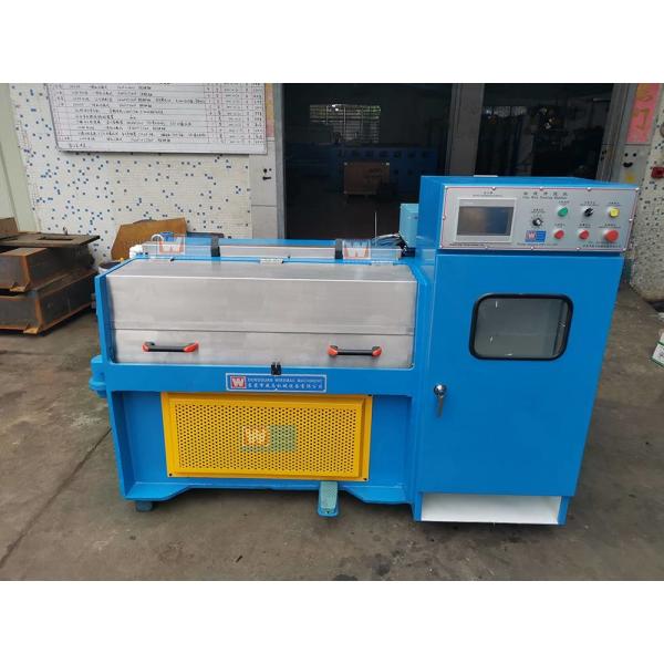 Quality 24 Blocks Continuous Aluminum Wire Drawing Machine 300mm Take Up Reel for sale