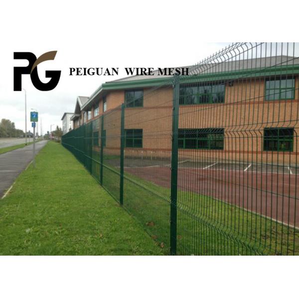 Quality Galvanized Steel Security Metal Fencing ，Black Welded Mesh Security Fencing for sale