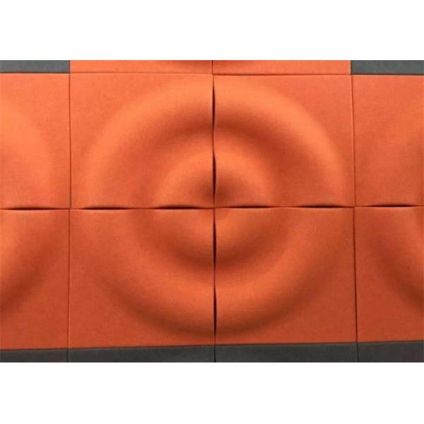 Quality Interior 3D Acoustic Wall Panels / Noise Reduction Wall Panels Recycled Material for sale