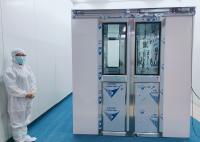 China 100 Class Cleanroom Air Shower With Auto Double Leaf Sliding Doors factory