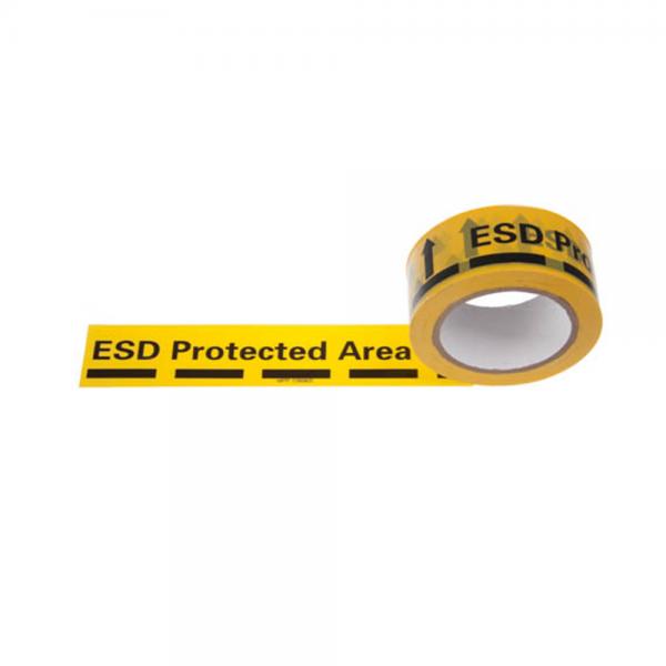 Quality Wear Resistant PE PVC Area Printed EPA ESD Masking Grid Tape for sale