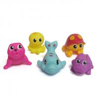 China Baby floating safety plastic educational bath toy animal set for kids for sale