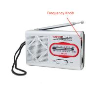 Quality ABS Plastic AM FM Radio Receiver 95mm 1600KHZ. Dual With Stereo Earphone Jack for sale