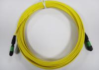 China Flat / Round MPO / MTP fiber optic patch cables for 12core Ribbon Fiber Cable factory