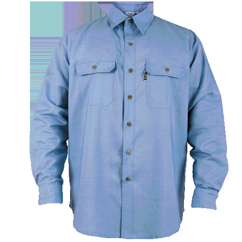 China Denim workwear fireproof Uniform Work Shirts Fabric mens clothing for sale