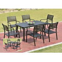 China Garden Metal Dining Set / Cast Aluminum Outdoor Furniture Table And Chair factory