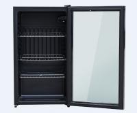 China Energy Saving Glass Door Mini Refrigerator 90 Liter Exquisite Appearance Design factory
