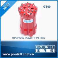China GT60 115mm guage flat face retrac 20 buttons for long-hole factory