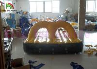 China Yellow / Red PVC Tarpaulin Inflatable Water Toy / Giant Shoes For Water Sports factory