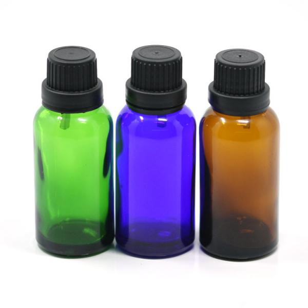 Quality OEM Essential Oil Glass Dropper Bottle 30ml Capacity Screen Printing Surface for sale