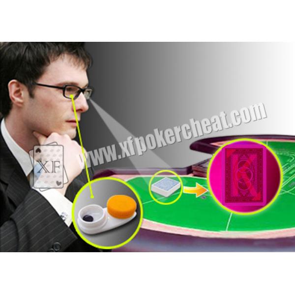 Quality Magic Invisible Ink Perspective Glasses Seeing Invisible Playing Cards / Contact for sale