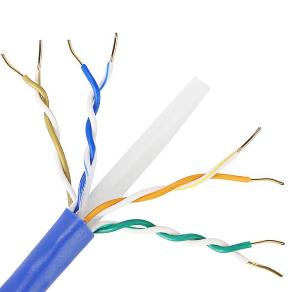 Quality Pure Copper Ethernet Cat6 Lan Cable 1000 Ft CU 4PR 23AWG 0.57mm For Indoor for sale