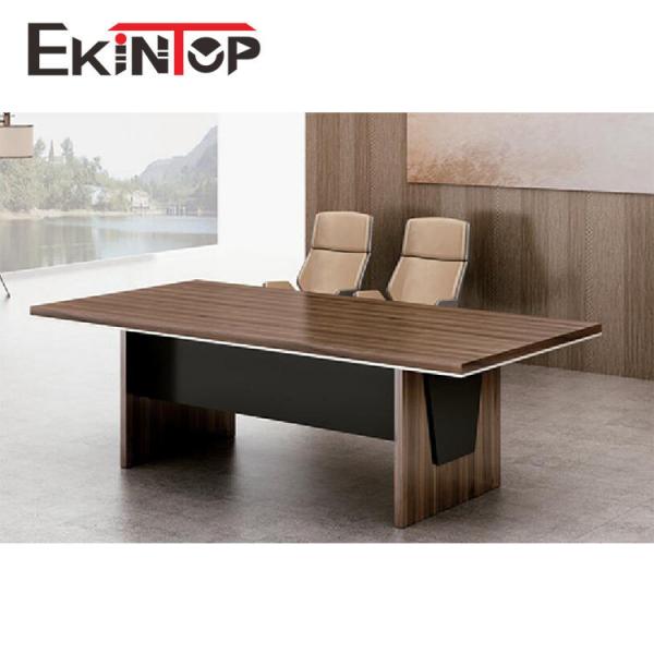 Quality Meeting Rectangular Conference Room Furniture Table 58mm Melamine Board for sale
