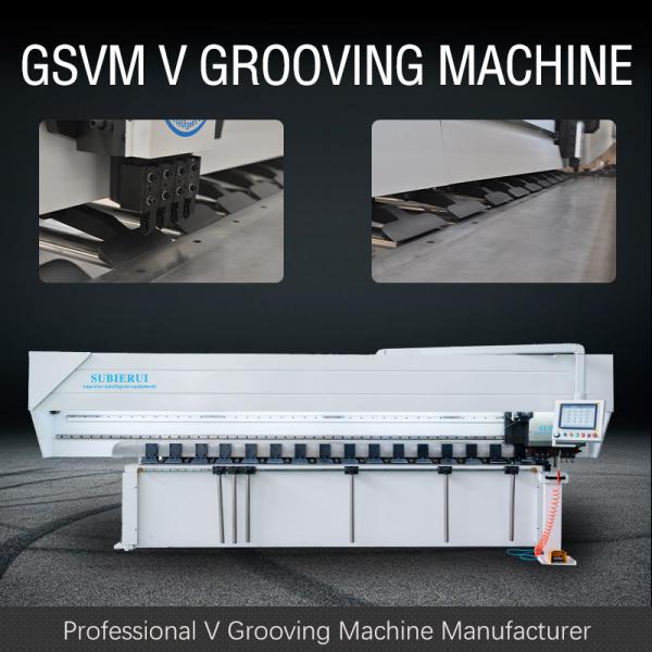 Quality Vertical Metal Grooving Machine Cnc V Grooving Machine For Ornament 1250mm for sale