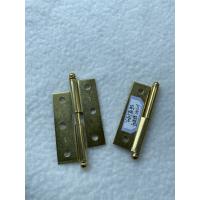 China 50x40mm H Cabinet Hinges Removable Gold Color Brass Color Ball Tip factory