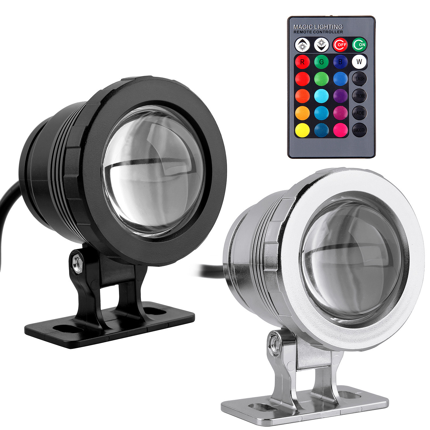 China Ip65 Waterproof LED Underwater Light 5w 10w With Remote Control factory