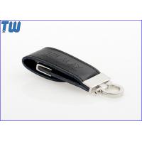 China PU Leather 2GB USB Flash Disk Debossed 3D Non-erasable Logo Reasonable Price factory
