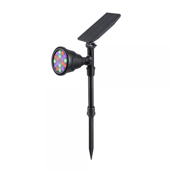 Quality 3.7V 2200MAH Solar Induction Street Lamp Black IP65 Waterproof for sale
