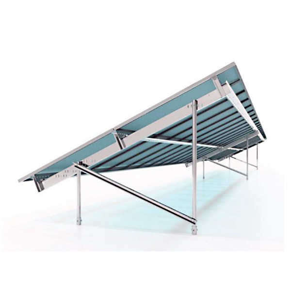 Quality 100KW Solar Power Mounting Systems Hot Dip Galvanized Steel Ground Plant Pile for sale