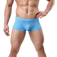 Quality Breathable Mesh Seamless Boxer Briefs Sexy Customized Men'S Boxers Underwear for sale
