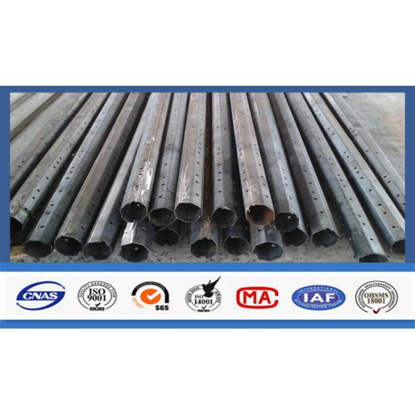 Quality 35FT High Electrical Power Pole , Electric Utility Pole For Transmission for sale