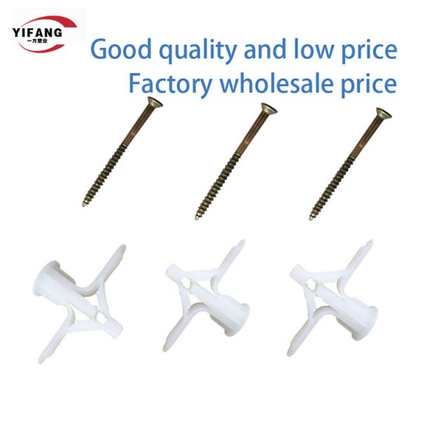 Quality White Hollow Expansion 10*32mm Plastic Sleeve Anchor for sale