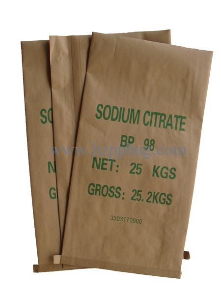 Quality Recyclable Multi Color OEM Multiwall Paper Bags / Kraft Paper Sacks for Seeds , Fertilizer , Flour for sale