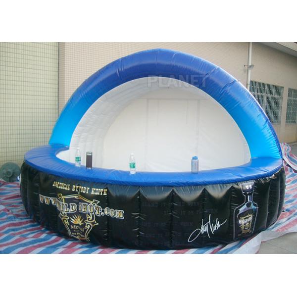 Quality Customized Inflatable Bar Tent 0.4 Mm PVC Tarpaulin Two Door For Display for sale