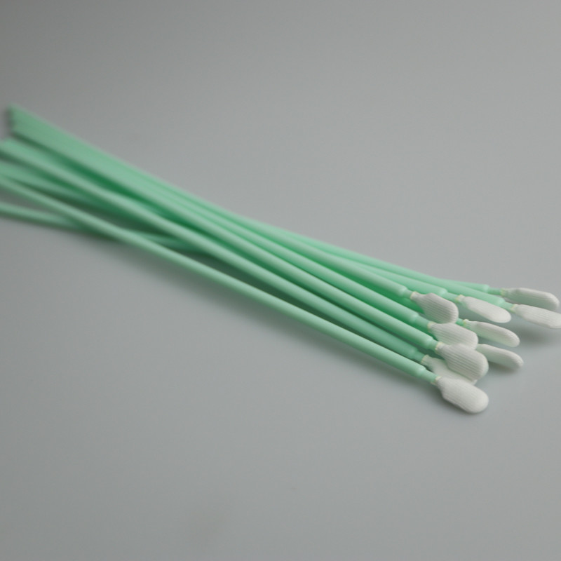 China 250mm Disposable Best Clean Long Handle Polyester Swabs For Pcb factory