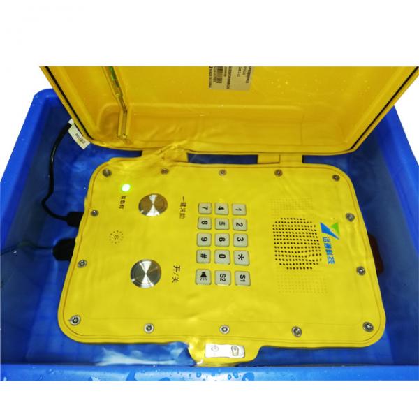Quality Hotline Vandalproof Industrial Weatherproof Telephone With Blue Light for sale
