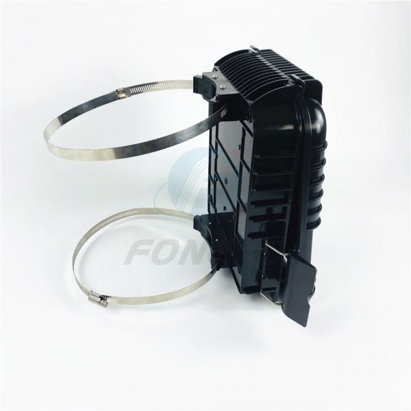 Quality Outdoor Waterproof Black Fiber Optical Fat Ftth Splitter Box Distribution 16 for sale