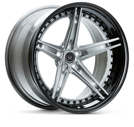 Quality A6061 T6 Alloy 3 Piece Wheels Customized For Luxury Car for sale